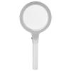 10X Handheld Magnifying Glass, 12 LED Illuminated Lighted Magnifier for Reading, 5X 10X Magnifying Lens with Ergonomic Handle, Silver White Magnifier for Low view 3