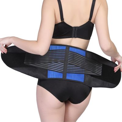 S-6XL Plus Size Lower Back Brace for Herniated Disc Pain Relief, Double Pull Lumbar Decompression Belt Men Women Sports Fitness Waist Trainer Back Posture Correction(Large)