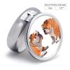 Small Pill Case Hesitant Bulldog 3 Compartments Portable Pill Container view 2
