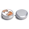 Small Pill Case Hesitant Bulldog 3 Compartments Portable Pill Container view 3