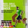 PGM DISTRIBUTORS Seasoning Powder Set, Onion, Garlic, Ginger, Tomato, 50g Each, combo of 2, Gluten Free view 3
