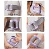 Yoga Ring Massager, Multifunctional Portable Full-Body Electric Fascia Ring, with Adjustable 3 Modes & 5 Levels of Intensity Massage for Fat Burning and Shaping(Pink+Blue) view 3
