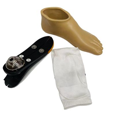 Moventix Low Ankle Carbon Fiber Prosthetic Foot Set Up 27cm Left 70-85kg
