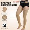 Ac-cuS/ure Medical Compression Varicose Vein Stockings (Anatomical Shape,Easy to use, Non Slippagen, Durable)-Thigh Length for Varicose Veins Can Be Used By Men & Women view 2