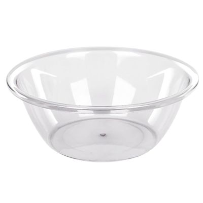 JAOCDOEN Washbasin Plastic Transparent Thicken Student Dormitory Household Washbowl Large Capacity (S)