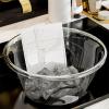 JAOCDOEN Washbasin Plastic Transparent Thicken Student Dormitory Household Washbowl Large Capacity (S) view 2
