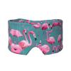 A Flock of Flamingos Sleep Eye Mask for Women Men Blocking Light Travel Blindfold 2 in 1 Ear Mask and Blindfold view 1