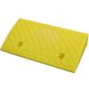 Portable Curb Ramp, Not Easy to Accumulate Water, Plastic Threshold Ramp for Sidewalk, Bike, Wheelchairs, Handtruck, Entrance(Yellow,50 * 27 * 9cm/20 * 11 * 3.5in) view 1