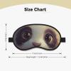 Cute Panda Drinking Bubble Tea Composite Cloth Black Edge Eye Mask Men and Women with Elastic Band view 4