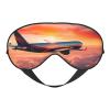 Airplane Sunsets Sky Print Lightweight Breathable Eye Mask Men Women Travel Yoga Meditation Camping Nap Relax view 1