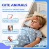 6-Pack Animal Boo Boo Ice Packs for Kids - Reusable Hot & Cold Compress, BPA-Free Toddler Ice Packs for Teething, Bumps & Wisdom Teeth Pain Relief view 2