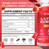 Yidout 1000mg L-Lysine Gummies, Immune & Skin Wellness Support for Adults, Strawberry 120 Count view 2