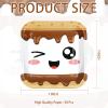 60 Pcs S'mores Camping Birthday Paper Plates 7" Heavy Duty Square Plates view 4
