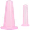 Zhuluck 4Pcs Massage Cupping Set Silicone Mini Facial Cups Face Massager Helper Skin Care Neck Back Eyes Massaging Cup Safe to Use, Don't Worry About Burns Health Care Products (Pink) view 3