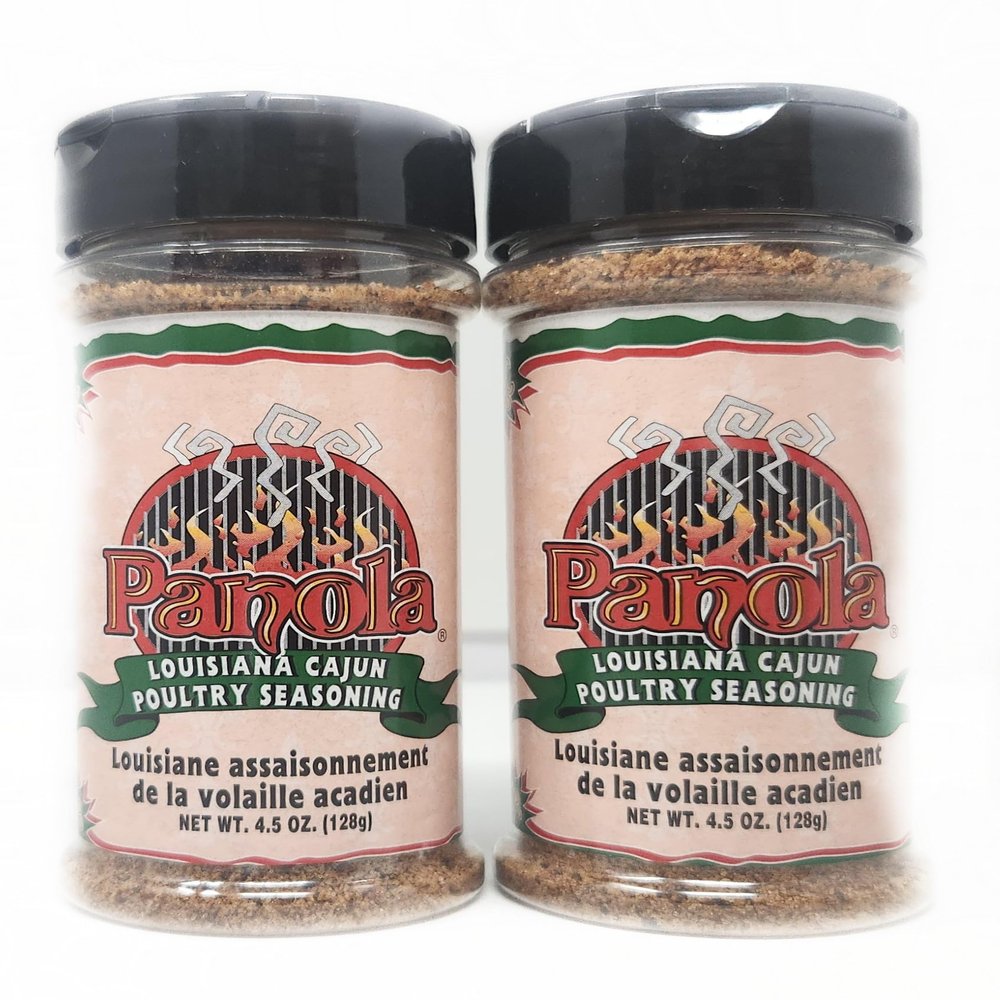 2 Pack of Seasoning Spice Panola (4.5oz, Louisiana Cajun Poultry)