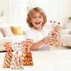 Aegero 120 Pack Red/Gold (wave dots/ wave stripes /diagonal stripes/Star Printed)Cellophane Treat Bags,10.63 x 5.12 Inch Plastic Candy Goodies Bags with 140 Pcs Twists for Valentine,Birthday,Bakery,Wedding,Gift Cookie Snack Packing,Party Favor Suppli view 3