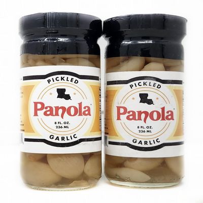 2 Pack of Pickled Garlic Panola 8oz Made in Louisiana