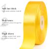 CLUEWR Yellow Satin Ribbon, 1 Inch, 50 Yards view 4