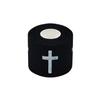 1 Pcs Christian Athletic Sports Tape 2in x 23ft Cotton Zinc Oxide White Cross Wrist & Ankle Tape for Tennis, Baseball,Football, BoxingJesus Gift for Men & Women (1Pcs-Whitecross) view 1