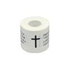 1 Pcs Christian Athletic Sports Tape 2in x 23ft Cotton Zinc Oxide White Bible Verse Wrist & Ankle Tape for Tennis, Baseball, Football, BoxingJesus Gift for Men & Women (1Pcs-White) view 1