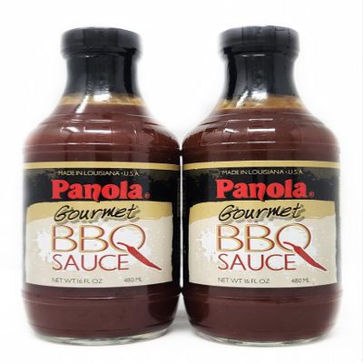 2 Pack of Gourmet Barbecue Sauce Panola 16oz Made in Louisiana