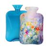 Hot Water Bottle with Cover, 2L Hot Water Bag for Pain Relief Hand Feet Warmer(Beautiful Flower Floral) view 1