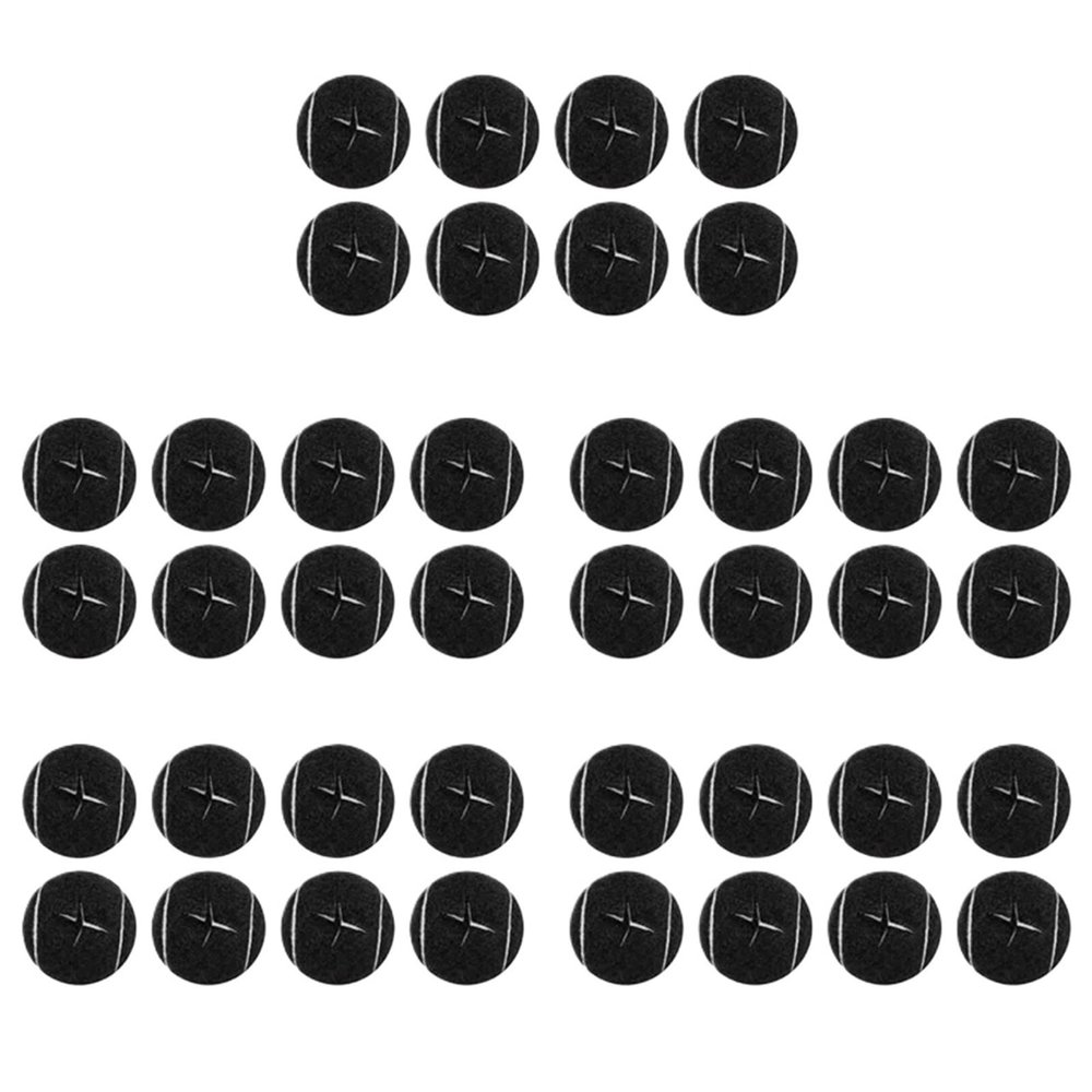Precut Tennis Balls for Walkers 14pcs Precut Walker Tennis Ball for Furniture Legs and Floor Protection Heavy Duty Long Lasting Felt Pad Covering