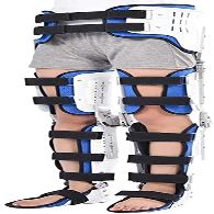 SDVantage Hip Knee Ankle Foot Orthosis Braces,Thigh Knee Leg Ankle Fixed Limb Strap Joint Support Stabilizer Fixed and Safe Material Postoperative Rehabilitation,M