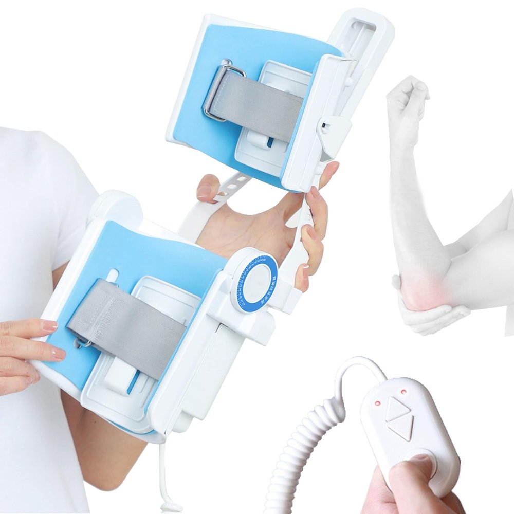 Adjustable Electric Elbow Rehabilitation Device - Arm Flexion & Extension Trainer, Elbow Protector for Effective Rehab Exercises, Range -5 to 150 for Optimal Recovery