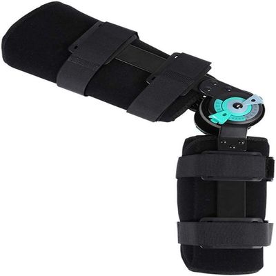 Hinged Knee Brace Adjustable Hinged Knee Brace Shoulder, Immobilizer for ACL, MCL and PCL Injury, Orthosis Stabilizer Protector,RightC(L)