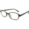 Dollger Small Oval Blue Light blocking Glasses for Women Men trendy Rectangle Anti Bluelight Blocker Glasses for computer screen use Green view 1