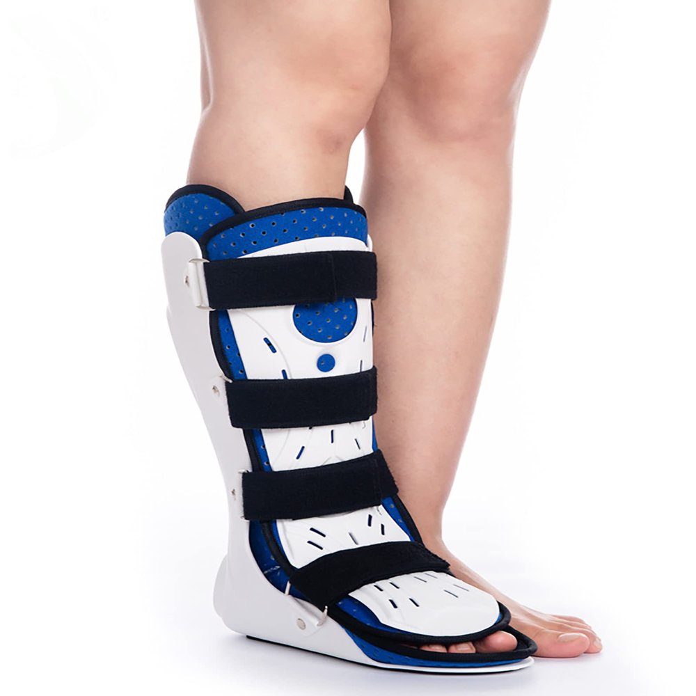 Foot Drop Orthosis Adjustable Breathable Plantar Fasciitis Brace Support Splint Ankle Walking Shoes for Pain Relief,Right,L,RightL