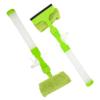COOLHIYA 2pcs Glass Cleaning Wiper Tool with Water Spray Function Flexible Dual-Sided Squeegee for Shower Doors Car Windshields and Windows Multi-use Surface Cleaner for Bathroom and view 1