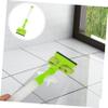 COOLHIYA 2pcs Glass Cleaning Wiper Tool with Water Spray Function Flexible Dual-Sided Squeegee for Shower Doors Car Windshields and Windows Multi-use Surface Cleaner for Bathroom and view 3