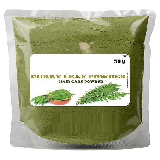 1.76oz karuvepillai Powder,Curry Leaves Powder, For Strong and Shiny Hair -50G pack of 1