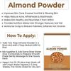 100% Organic Pu.re Almond Powder | Natural Badam Powder | Almond Powder for Face | Badam Powder for Hair | Complete Skin Care, 100 Grams view 3