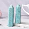 10pcs Large Amazonite Crystal Point, 6 Faceted Hexagonal Prism Crystal Tower 2.76-3.9in, Natural Crystals and Healing Stones for Energy Healing, Meditation, Home Decor view 2