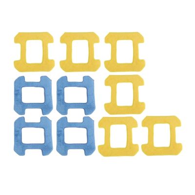 10Pcs Rubbing Mop Pads,Compatible For Hobot,298 Window Cleaning Robot Accessories Rag Microfiber Material Wet Cleaning Dry Easy To Replace