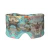Cartoon World map Sleep Eye Mask for Women Men Blocking Light Travel Blindfold 2 in 1 Ear Mask and Blindfold view 1