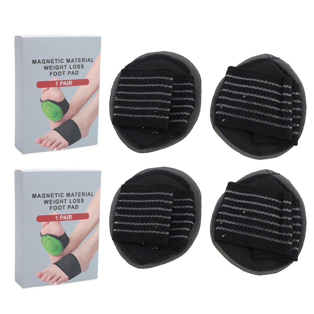 NineLife Basics 2 Box Heel Pad Set Soft Cloth Breathable Non Slip Comfortable Portable Foot Pad Set