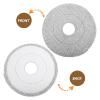 1-10pcs Round MOP Head Cloth Spin Wring For Cleaning Floors Pad Home Replacement Universal Accessories 360 Rotating Barrel Towel(5pcs gray) view 4