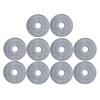1-10pcs Round MOP Head Cloth Spin Wring For Cleaning Floors Pad Home Replacement Universal Accessories 360 Rotating Barrel Towel(10pcs gray) view 1
