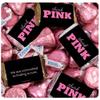 124 Pcs Breast Cancer Awareness Candy Gifts & Favors Wrapped Miniatures and Pink Kisses - Think Pink (1.52lb) view 1