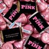 124 Pcs Breast Cancer Awareness Candy Gifts & Favors Wrapped Miniatures and Pink Kisses - Think Pink (1.52lb) view 2
