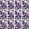 Celley 12 Pack Adult Bibs with Crumb Catcher - Waterproof and Reusable Clothing Protectors for Elderly, Seniors and Disabled (Flower) view 1