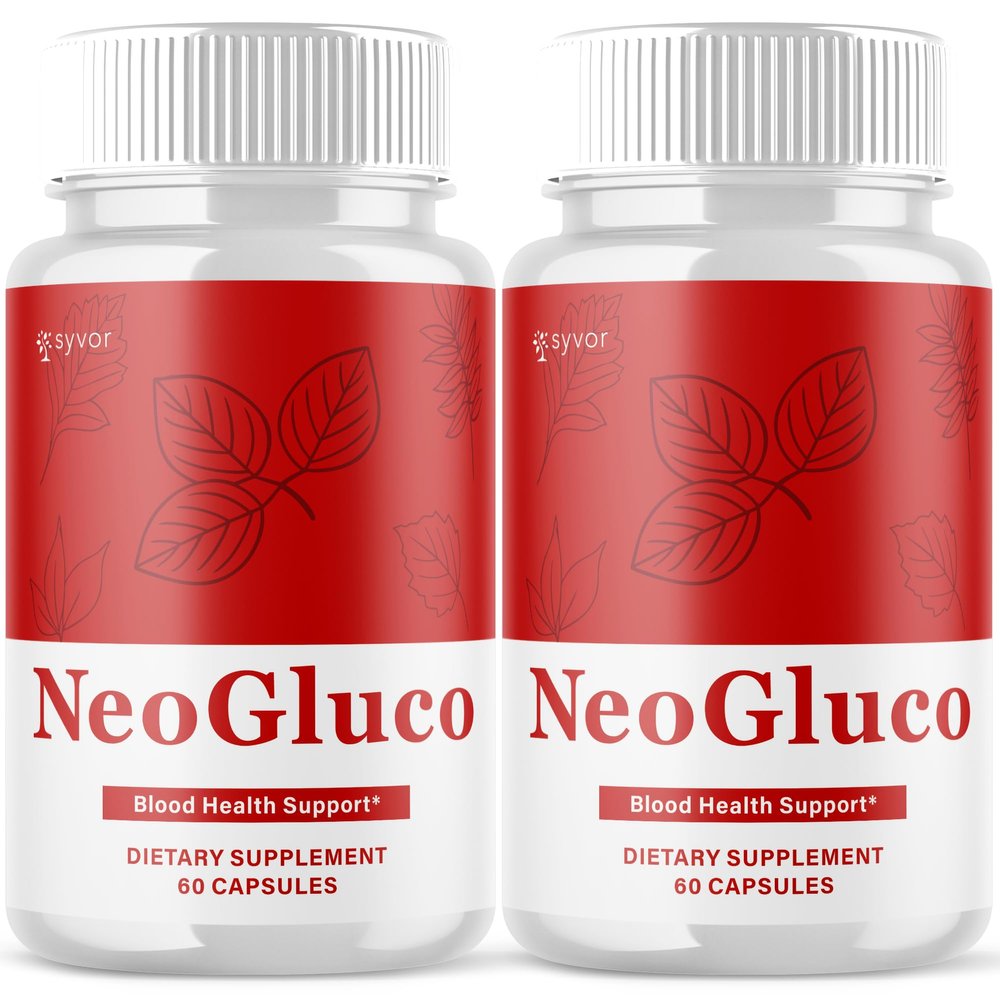 (2 Pack) NeoGluco Capsules, Official NeoGluco Glycogen Support Pills with All Natural Ingredients, Advanced Formula Health Supplement with Max Strength Premium Vitamins for Women & Men (120 Capsules)