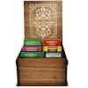 Twinings Tea Bag Sampler Variety with Brown Wooden Organizer Tea Chest (36 Tea Bags) 6 Different Popular Flavours, Gift for Tea Lovers: Women, Men, Mom, Dad, Family, Friends, Couples view 1