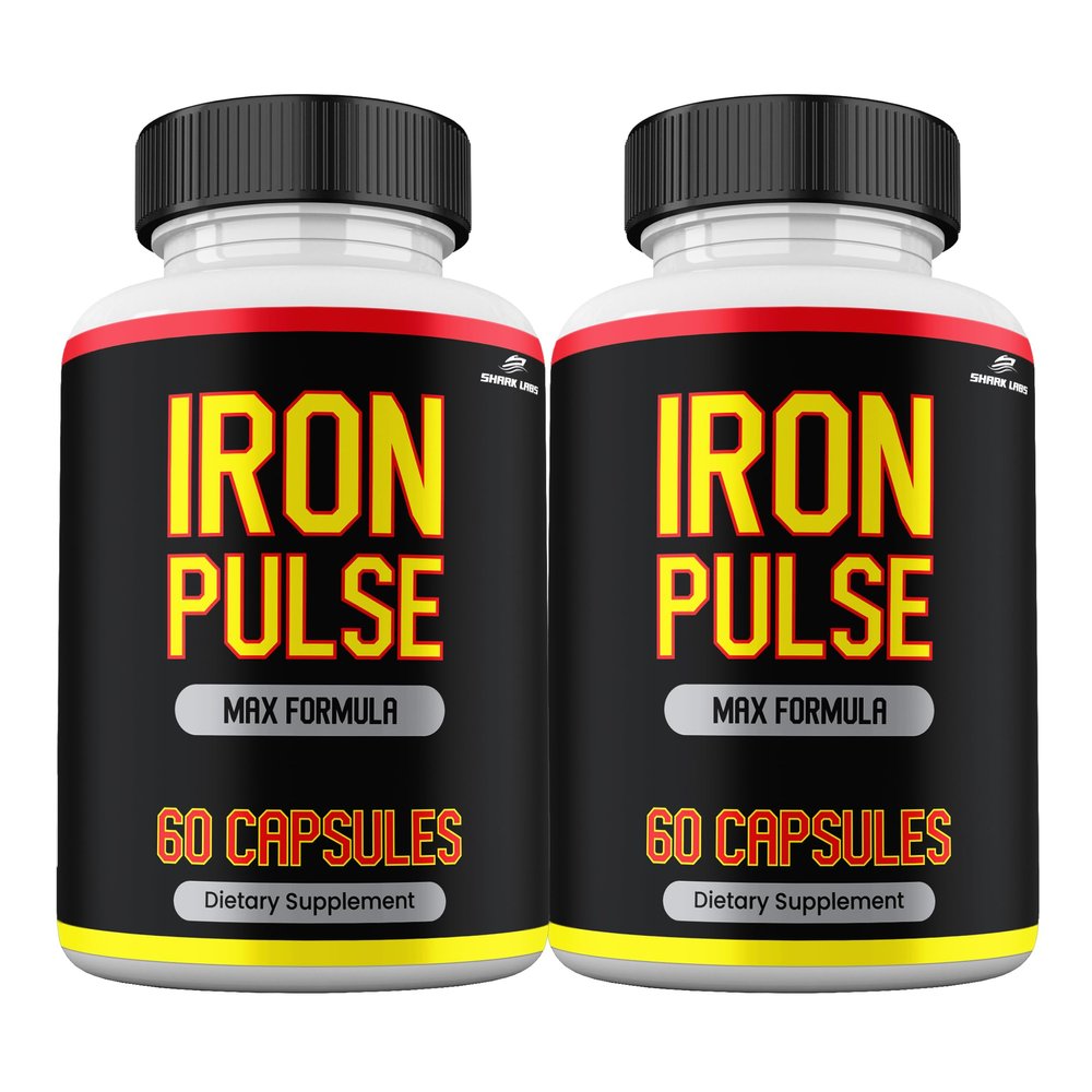 (2 Pack) IronPulse Capsules, Advanced Premium Iron Pulse Official Supplement Vitamin Pills, 2 Month Supply