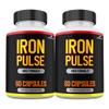 (2 Pack) IronPulse Capsules, Advanced Premium Iron Pulse Official Supplement Vitamin Pills, 2 Month Supply view 1