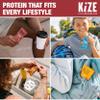 KiZE Healthy Protein Bars - 7-10g Protein, Honey Sweetened - 5 Count - Clean Natural Ingredients, Meal Replacement Bars - High Protein Snacks for Adults & Kids - No Gluten, Dairy, Soy - Starter Pack, 5 Flavors (5 Count) view 4